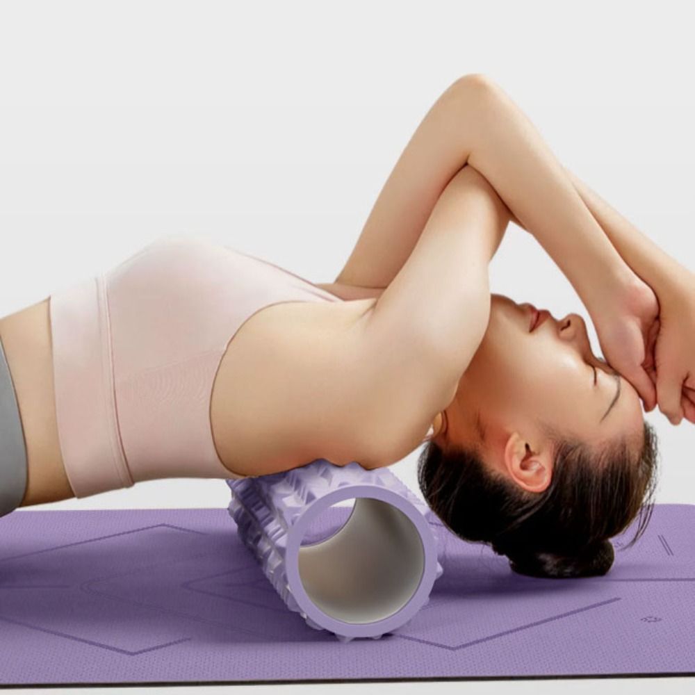 Foam Roller Trigger Point - EVAフォームフィットネスバックロールトリガーポイント高密度ヨガフォームローラーセルフマッサージツールプロフェッショナルフィットネスヨガコラム