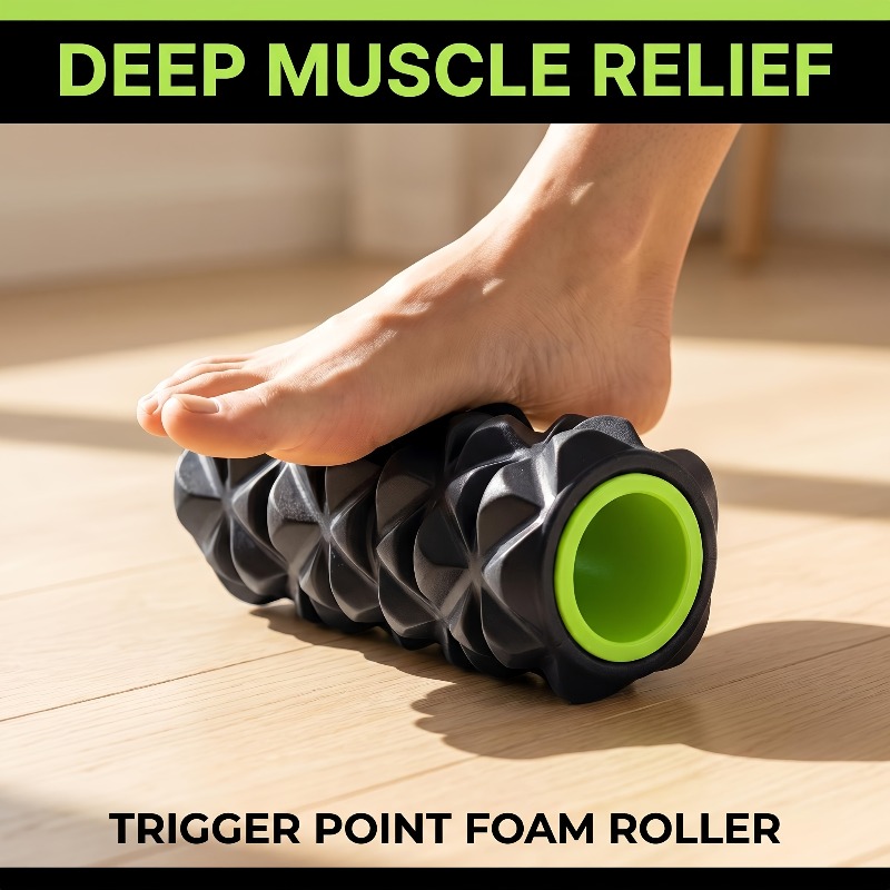 Foam Roller Trigger Point - フォームローラー マッスルフットマッサージスティック EVA トリガーポイント ディープティシューマッサージャー
