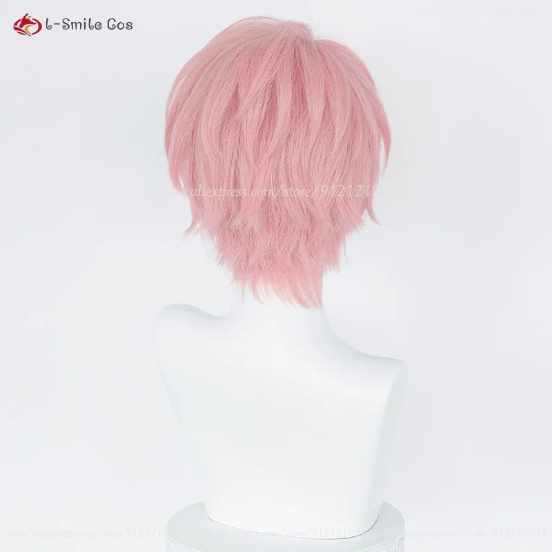 Resistance Tube Set - 2;d'5,v\h.7/ゲーム「月夜」の主人公、月夜修のコスプレ用ウィッグ。ピンク色の30cmの短い耐熱性合成繊維ウィッグ。ハロウィンパーティーやアニメイベントに最適。8;g.j'9\k,1/