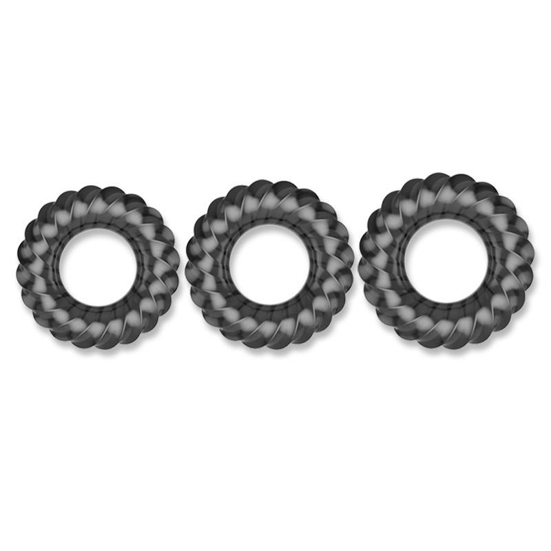 3個入り TPE製 男性用ペニスリング 大人のおもちゃ -  - Wellness Health. Ring のレビューと価格