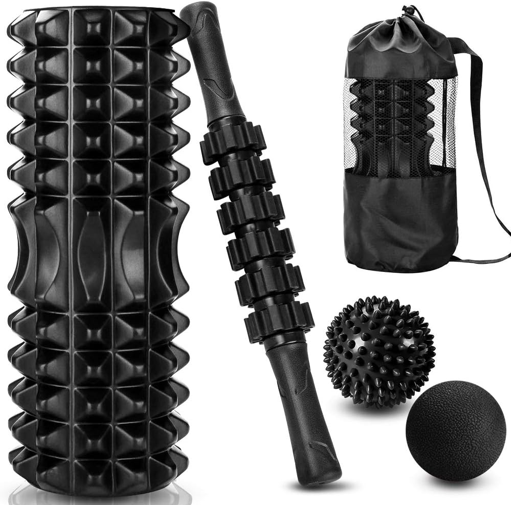 5 in 1フォームマッスルマッサージセット,ディープマッス - Foam Roller Trigger Point のレビューと価格
