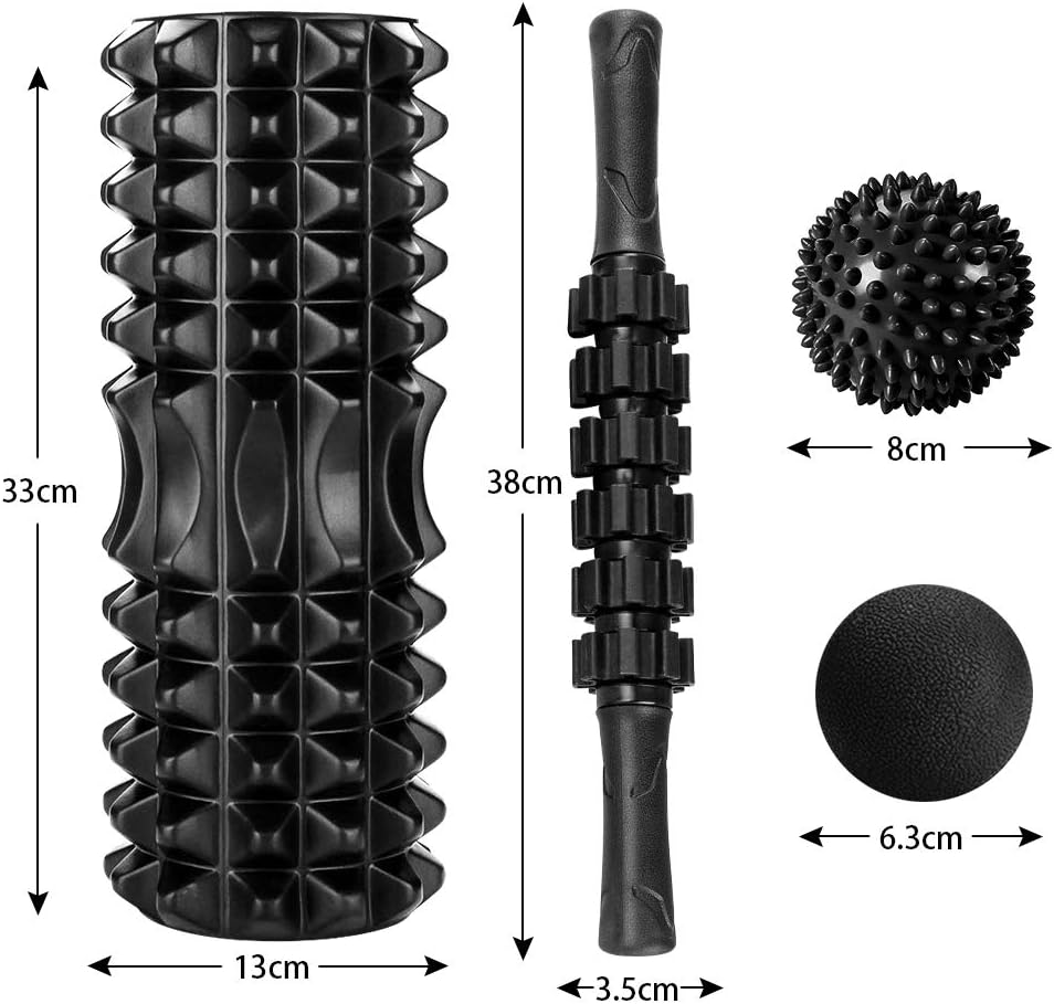 5 in 1フォームマッスルマッサージセット,ディープマッス - Foam Roller Trigger Point のレビューと価格