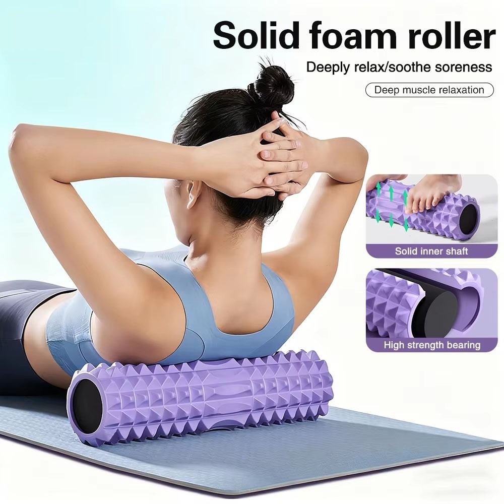 EVAフォームフィットネスバックロールトリガーポイントジムツ - Foam Roller Trigger Point のレビューと価格