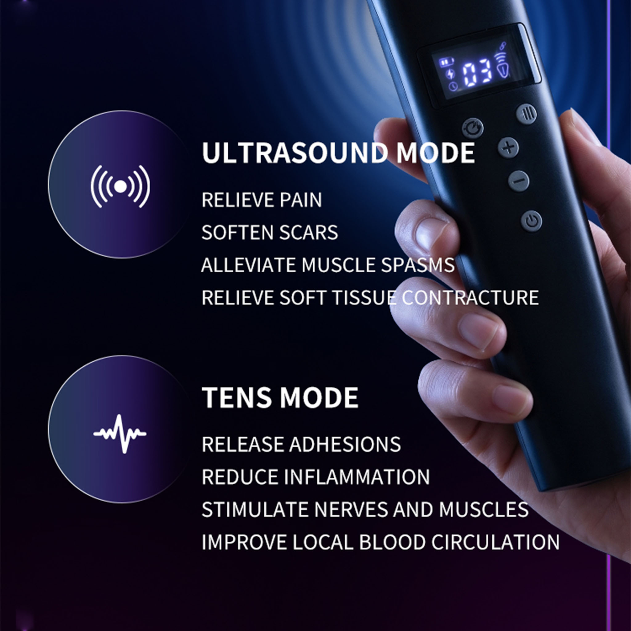 新しいデザインのワイヤレス1Mhz全身痛緩和膝痛緩和剤クリニ - Health Wellness Center のレビューと価格