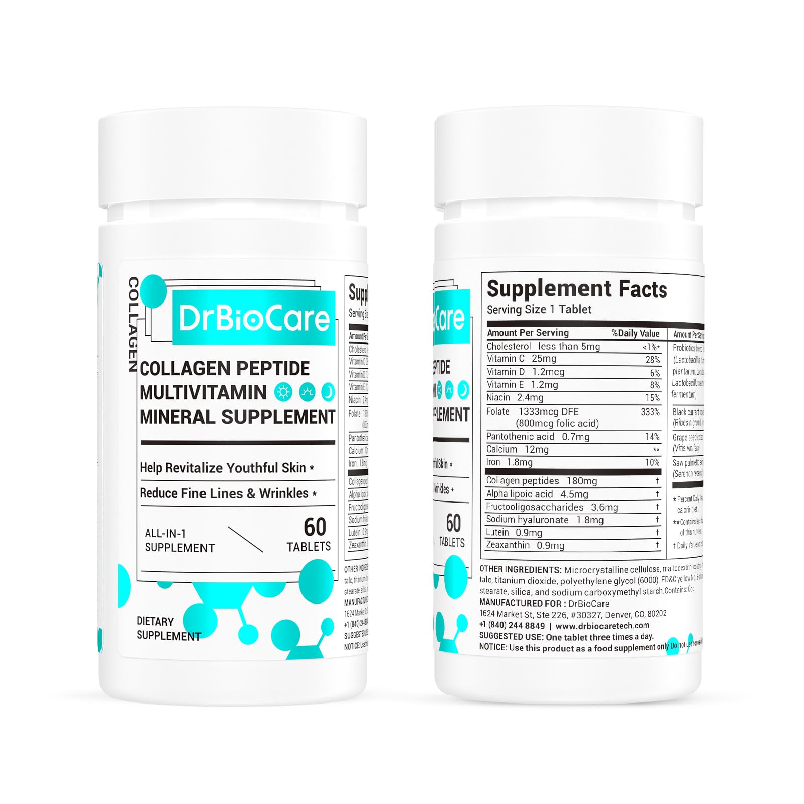 D3、C、E、B-コンプレックス、プロバイオティクス配合の完 - Health & Wellness Alegria のレビューと価格