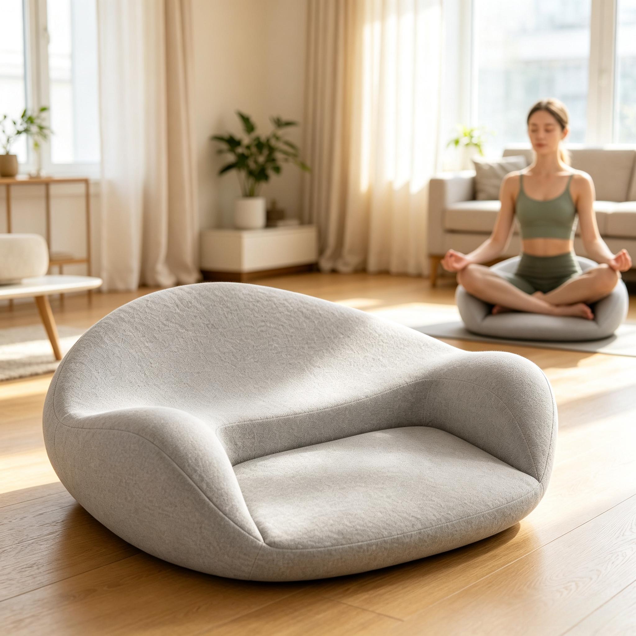 メモリーフォーム瞑想クッション、人間工学に基づいたサポートフ - Meditation Cushion Zafu のレビューと価格